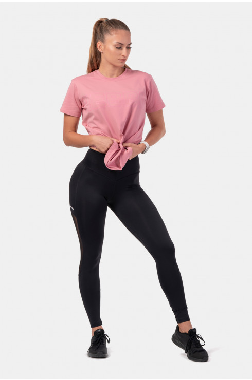 Nebbia Invisible Logo T-Shirt 602 Old Rose