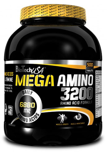 BioTech USA Mega Amino 3200 (500 Tabs)