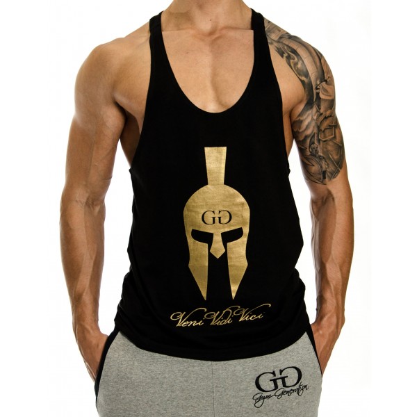Gym Generation Veni Vidi Vici Stringer SCHWARZ