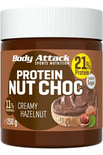 Body Attack Protein Nut Choc (250g) 