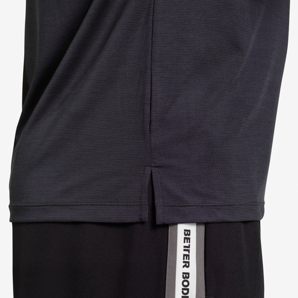 Better Bodies Essex Strip Tee Graphite Melange