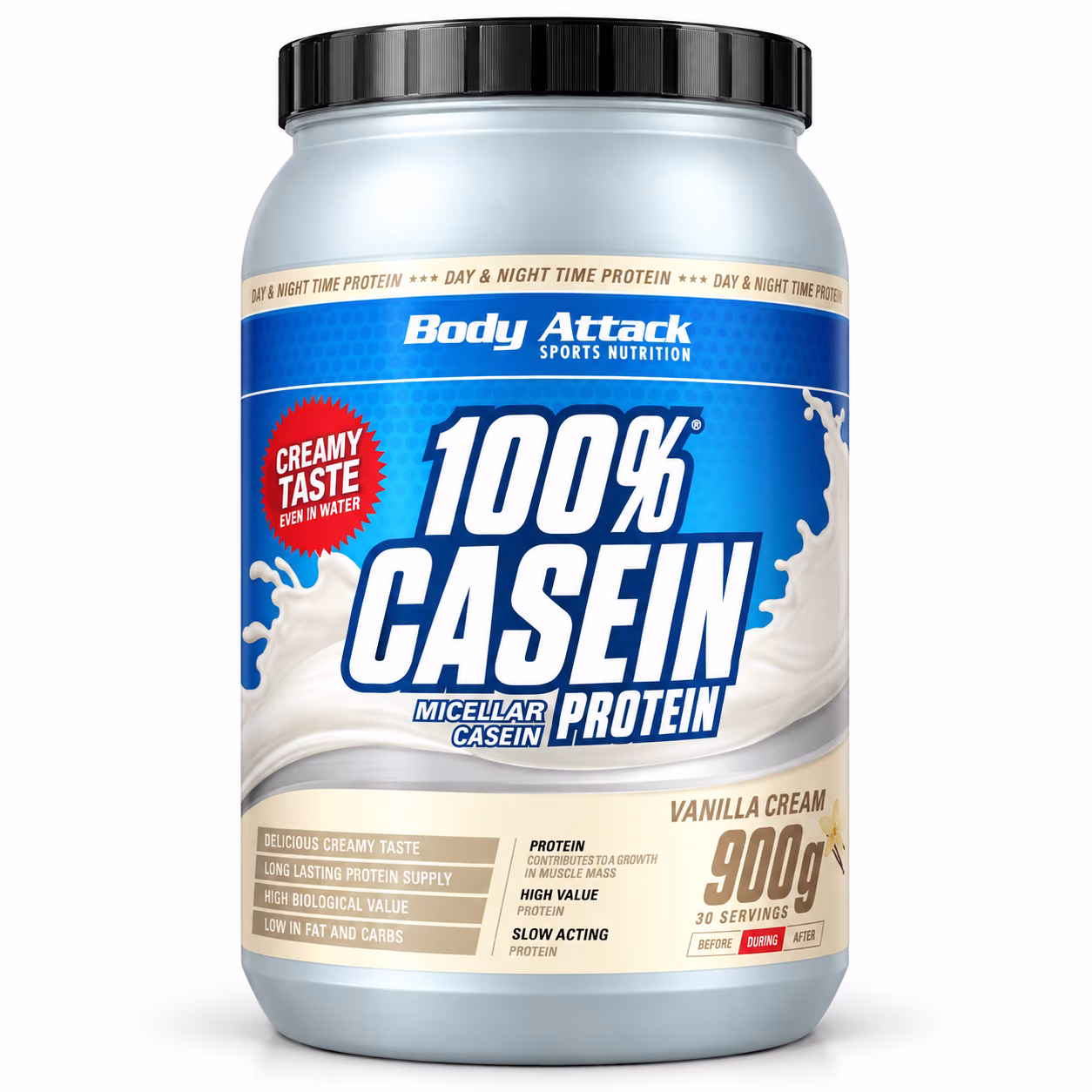 Body Attack 100 % Casein Protein (900g Dose) Body Attack 100 % Casein Protein (900g Dose)