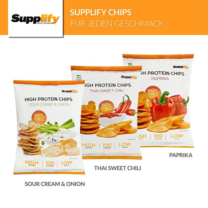 Supplify High Protein Chips (6 X 50G)