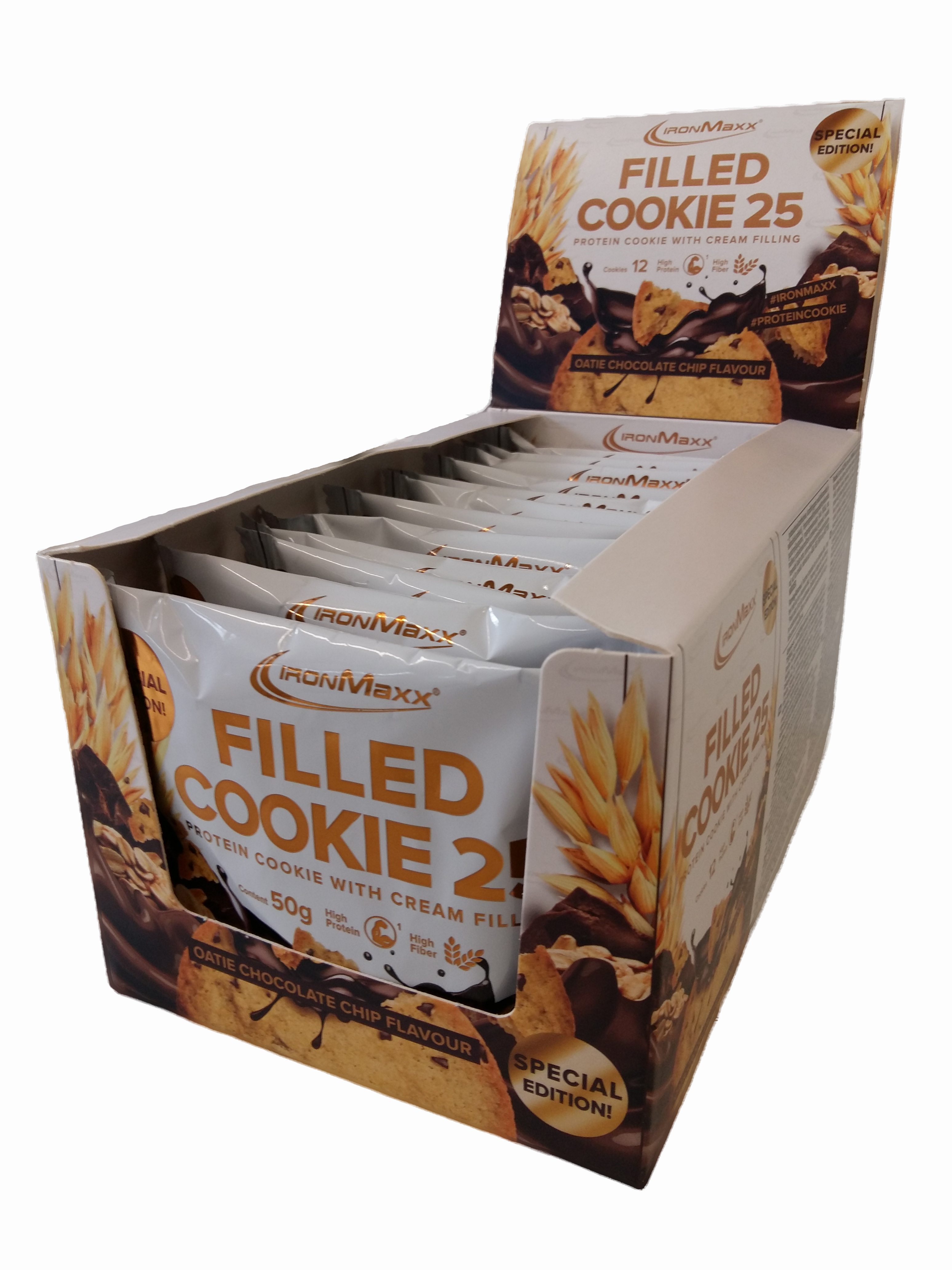 IronMaxx Filled Cookie (12 x 50g)
