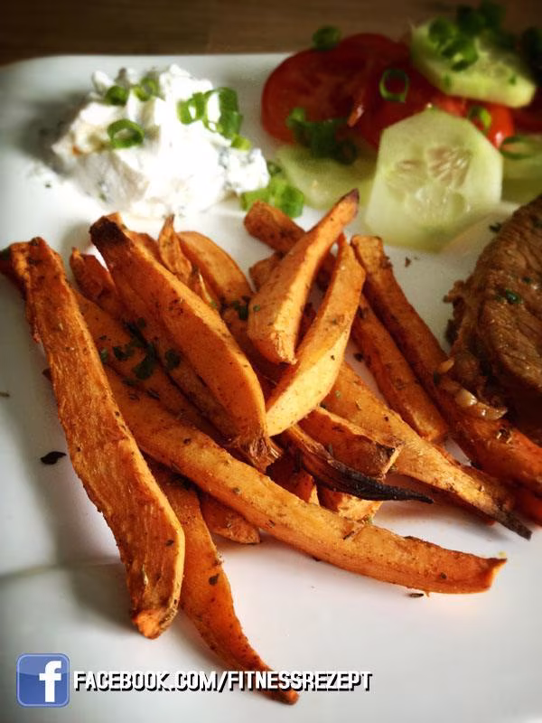 Süßkartoffel Pommes Süßkartoffel Pommes
