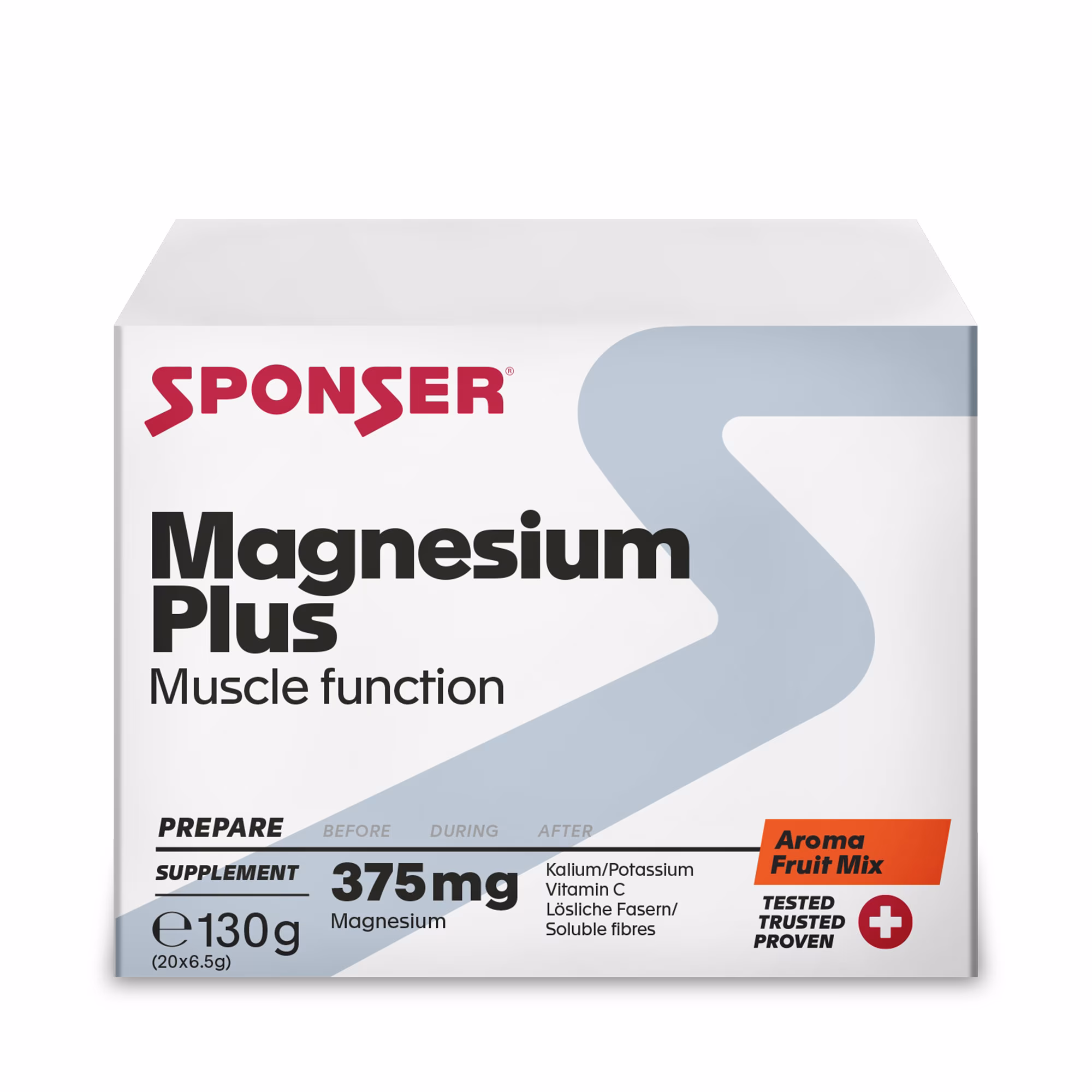 Sponser Magnesium Plus (Box 20 x 6g à 2 dl) Sponser Magnesium Plus (Box 20 x 6g à 2 dl)