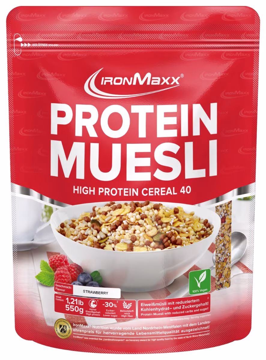 IronMaxx Protein Müsli (550g Beutel) IronMaxx Protein Müsli (550g Beutel)