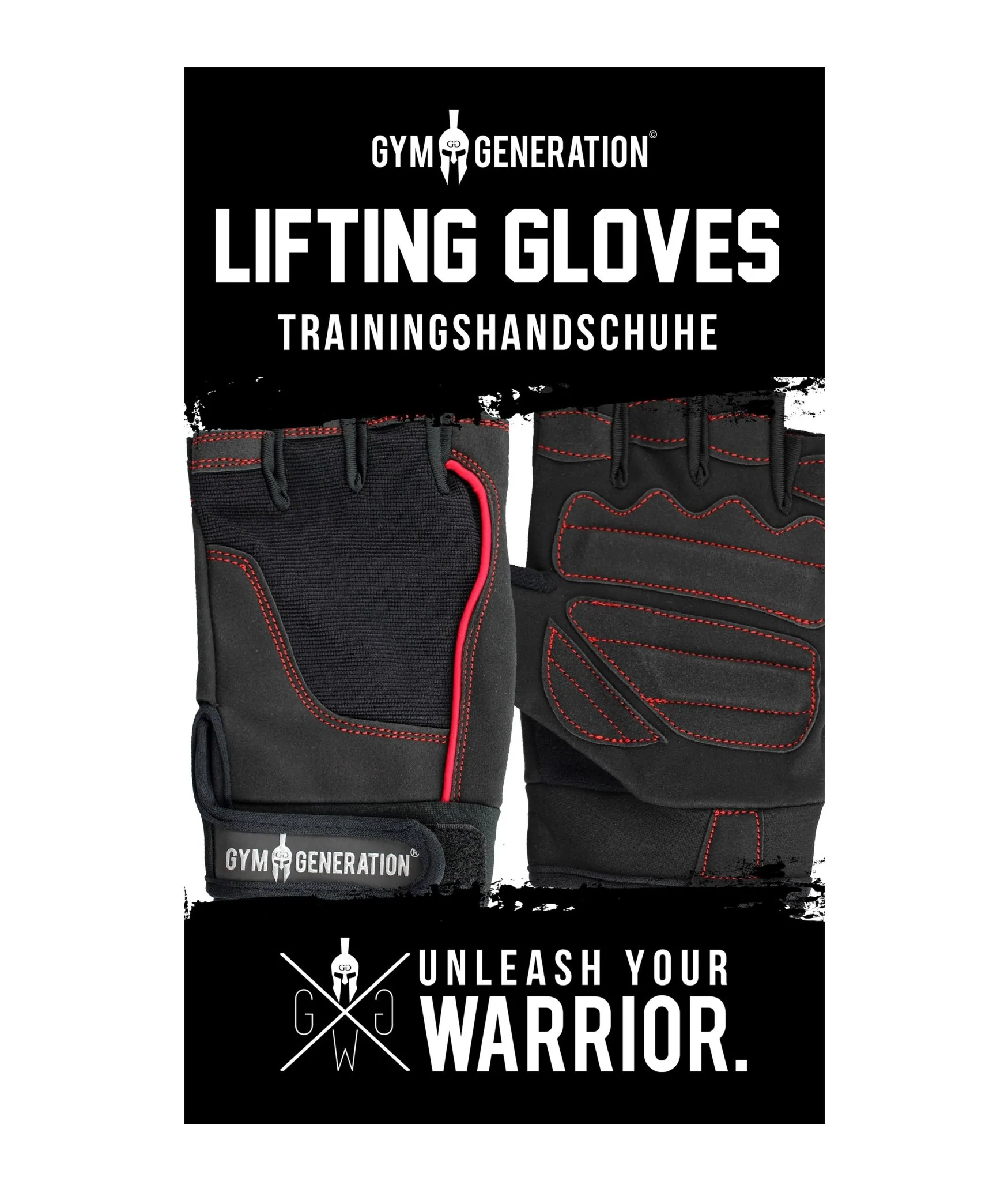 Gym Generation Fitness Handschuhe mit Handpolster