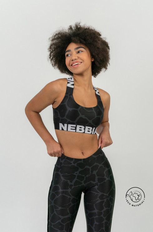 Nebbia Nature-Inspired Women`s High-waist leggings 546 black